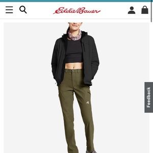 Eddie Bauer First Ascent Women's Guide Pro High Rise Pant (slate green)